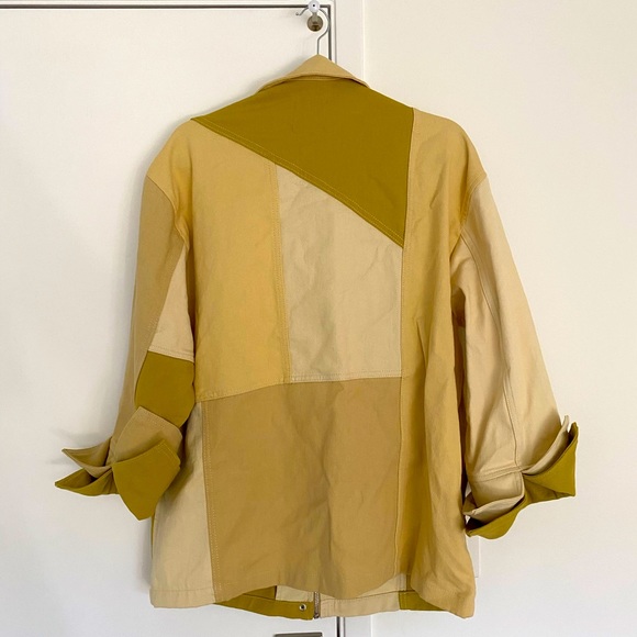 Zara LIMITED EDITION patchwork utility jacket - Picture 2 of 2